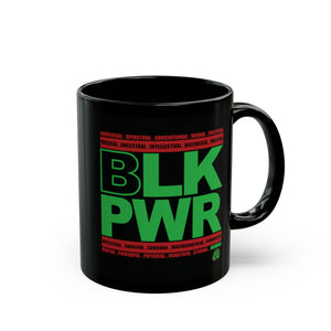 BLK PWR (Black Power) 11oz Black Mug