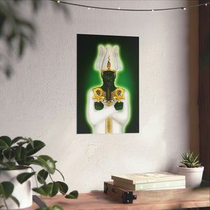 Asar (Osiris) The Green One Poster