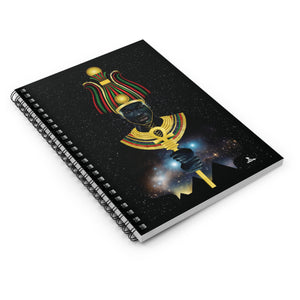 Asar Sahu (Osiris) Spiral Notebook - Ruled Line