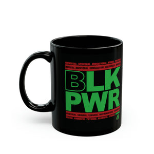 BLK PWR (Black Power) 11oz Black Mug