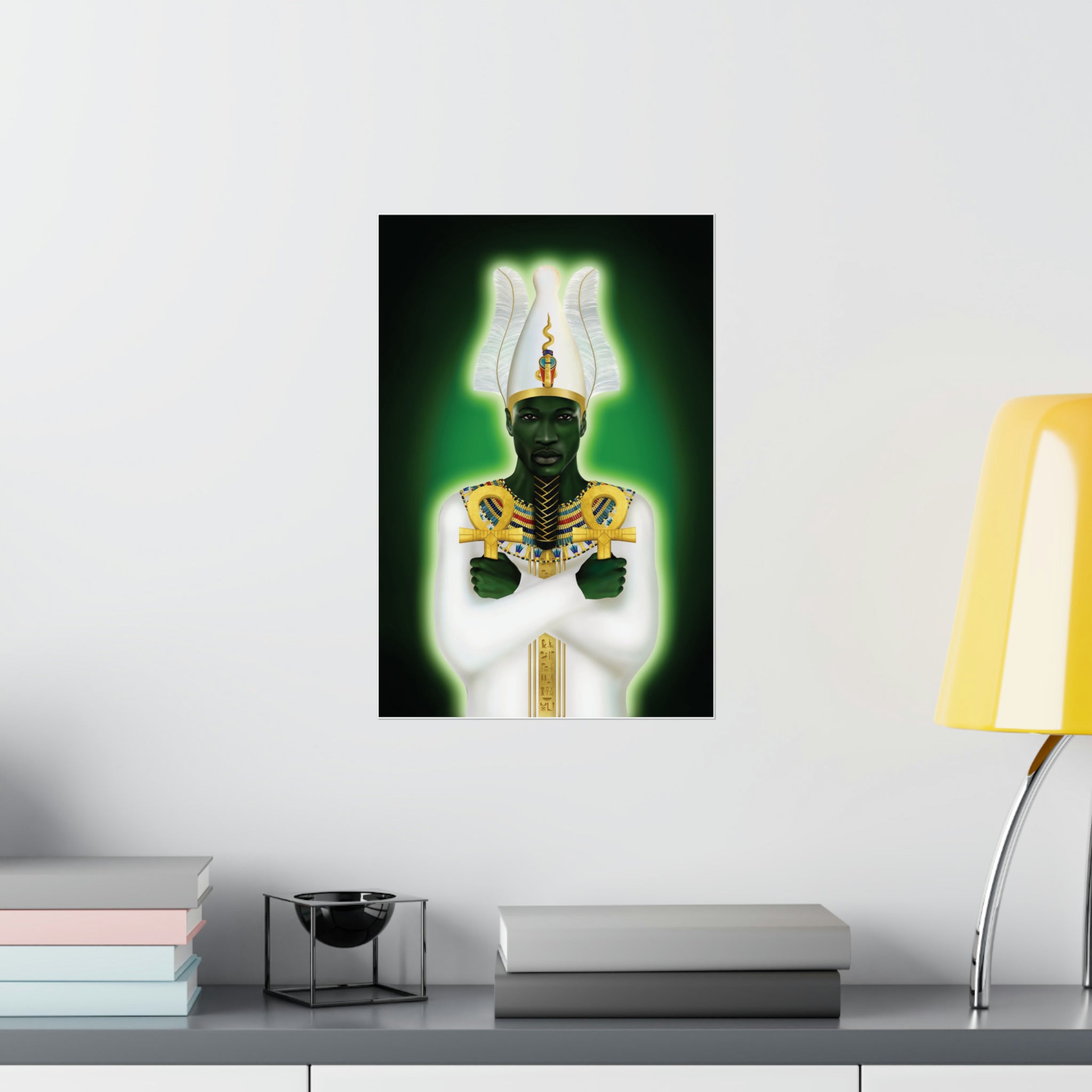 Asar (Osiris) The Green One Poster