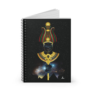 Asar Sahu (Osiris) Spiral Notebook - Ruled Line