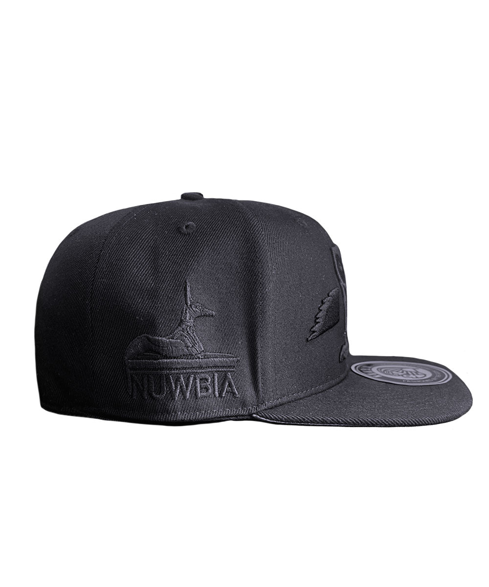 KEMET ALL BLACK SNAPBACK HAT