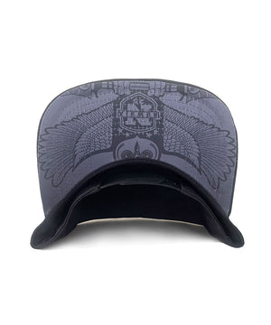 KEMET ALL BLACK SNAPBACK HAT